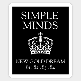 Simple Minds New Gold Dream Sticker